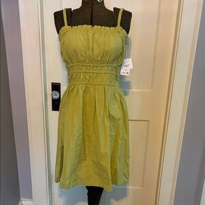 Kids Casual Green Dress